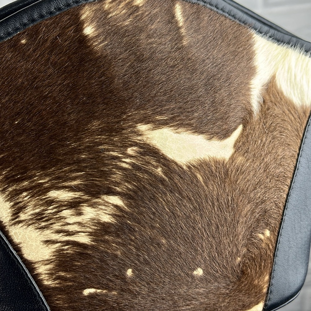Patterned Pony Hair Crossbody Bag - Picture 7 of 15